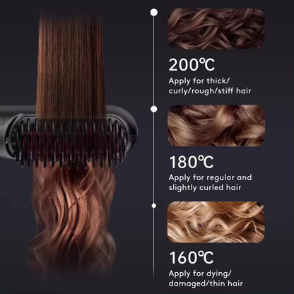 USB Charging Hair Straightening Comb
