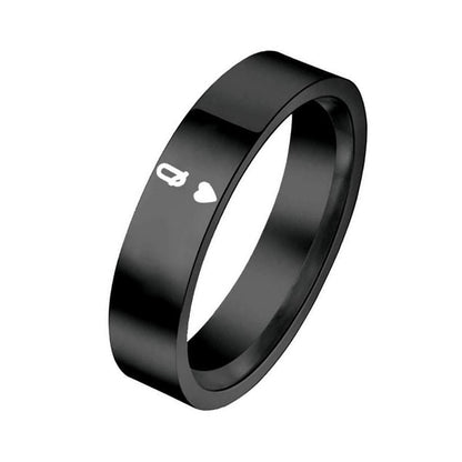 KQ Couples Fashionable King And Queen Rings