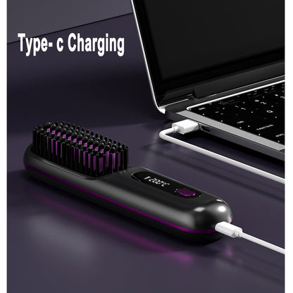 USB Charging Hair Straightening Comb