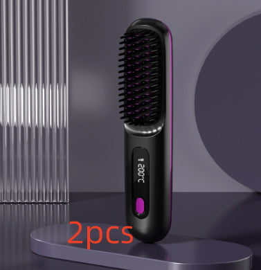 USB Charging Hair Straightening Comb