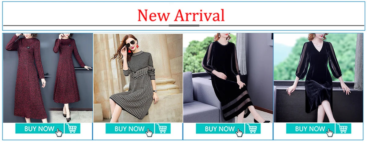 Winter Luxury Velvet Formal Elegant Party Dress Women Korean Vintage