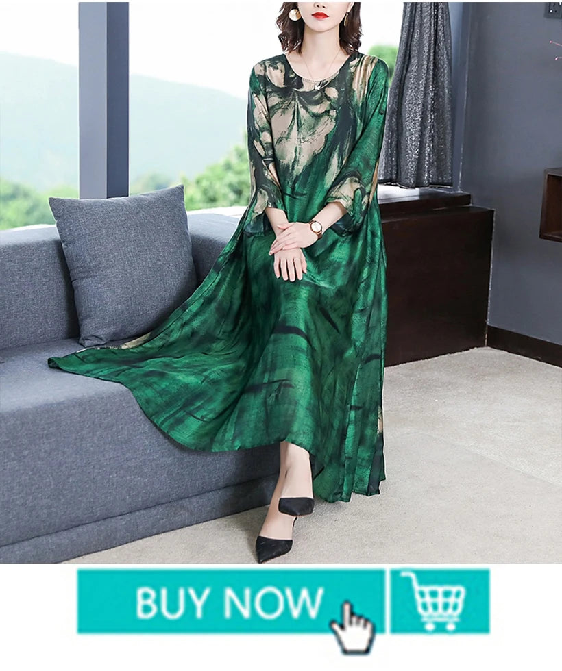 Floral Velvet Elegant Midi Dress Autumn Winter Korean Vintage