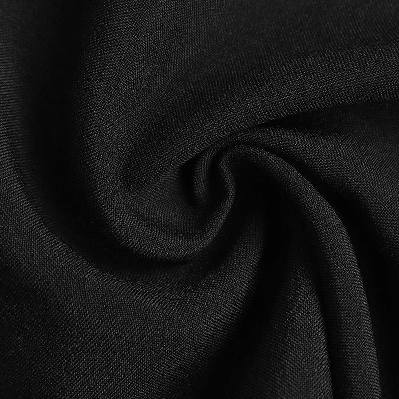 Hollow O-neck Patchwork High-waisted Lace-up Elegant Fashion.