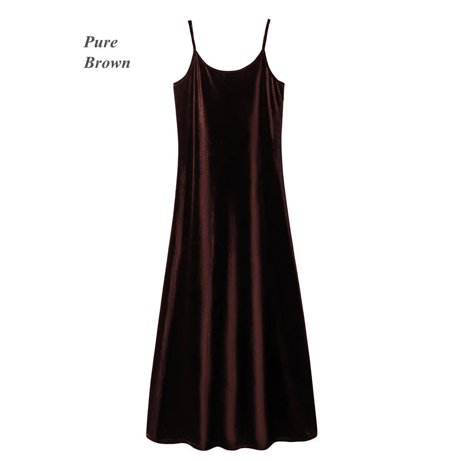 Velvet woman clothes adjustable strap dress.basic tops ,cardigan,sleeveless