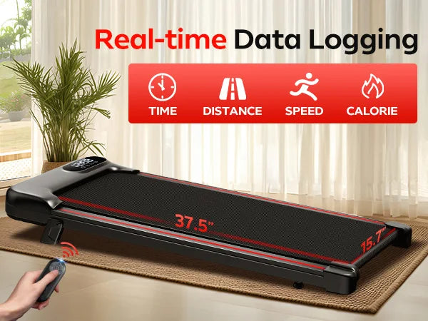 2.5 HP Incline Under-Desk Treadmill, Triple Knee Protection