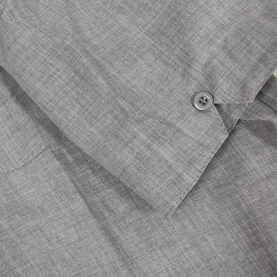Cotton Linen Shirts for Men Casual Short Sleeved Shirts Blouses Solid Turn-Down Collar