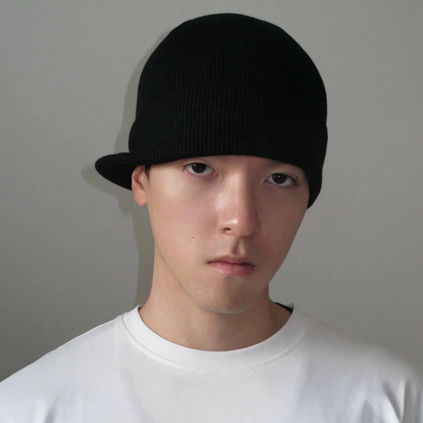 Hats Short-brimmed Woolen Army Peaked Caps Knitted Warm Hat