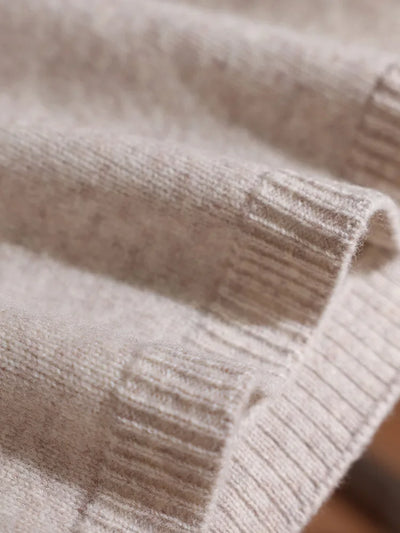 Merino Wool Pants Knitted Cashmere Shorts Trousers Above Knees