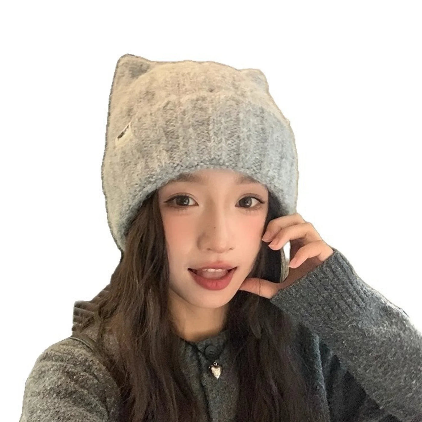 Cute Winter Warm Wool Hats For Women, Korean Style Fashion Headwear