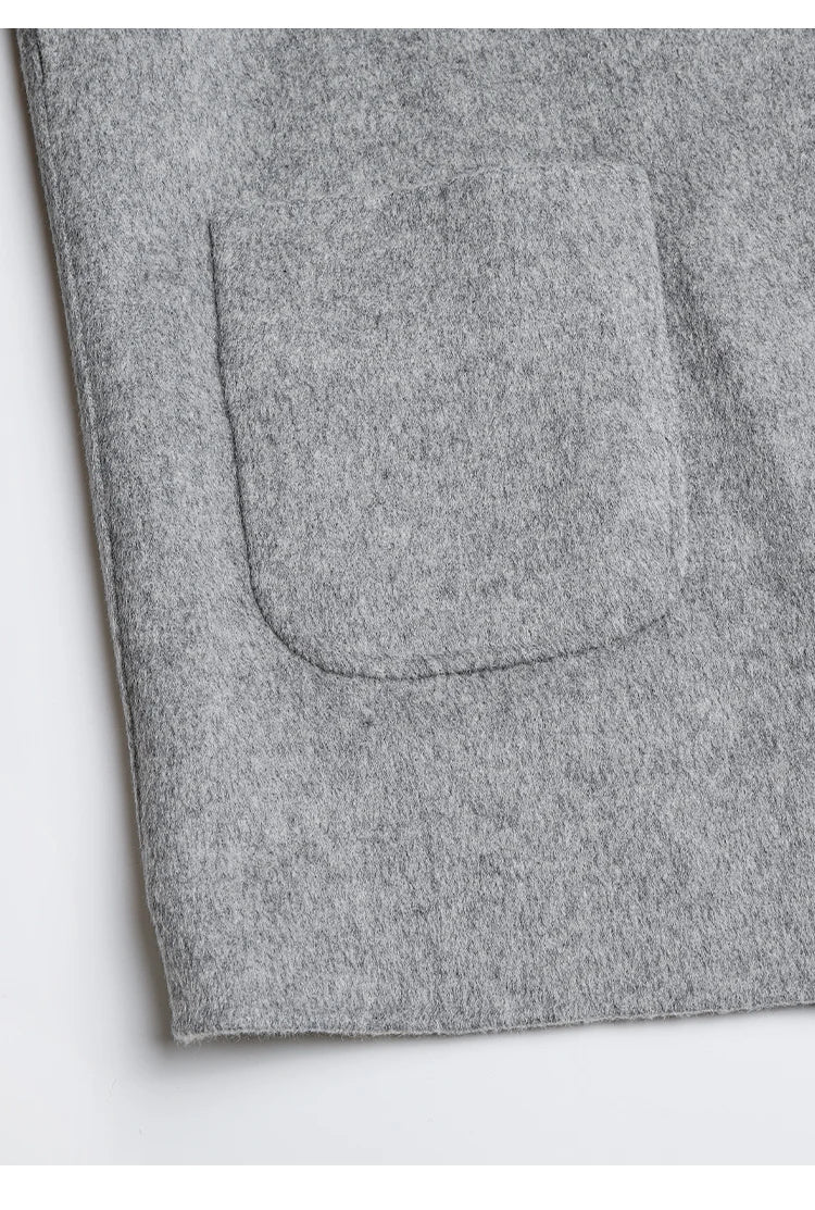 Australian Wool coats autumn and winter new luxury women's Clothing jacket hooded top