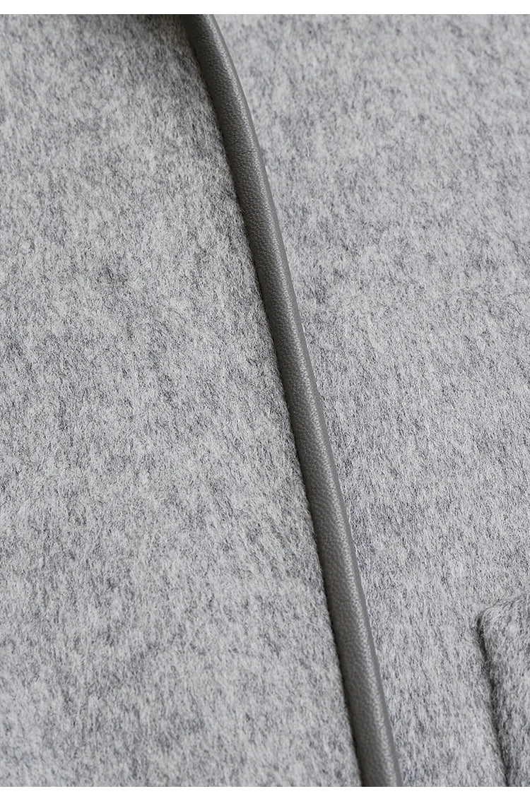 Australian Wool coats autumn and winter new luxury women's Clothing jacket hooded top