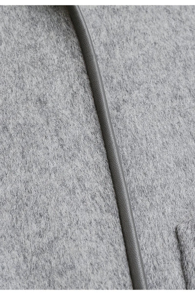 Australian Wool coats autumn and winter new luxury women's Clothing jacket hooded top