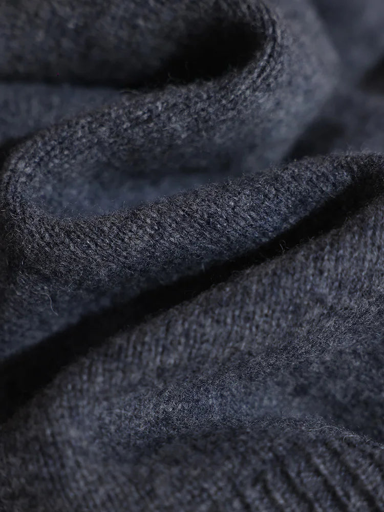 Merino Wool Pants Knitted Cashmere Shorts Trousers Above Knees