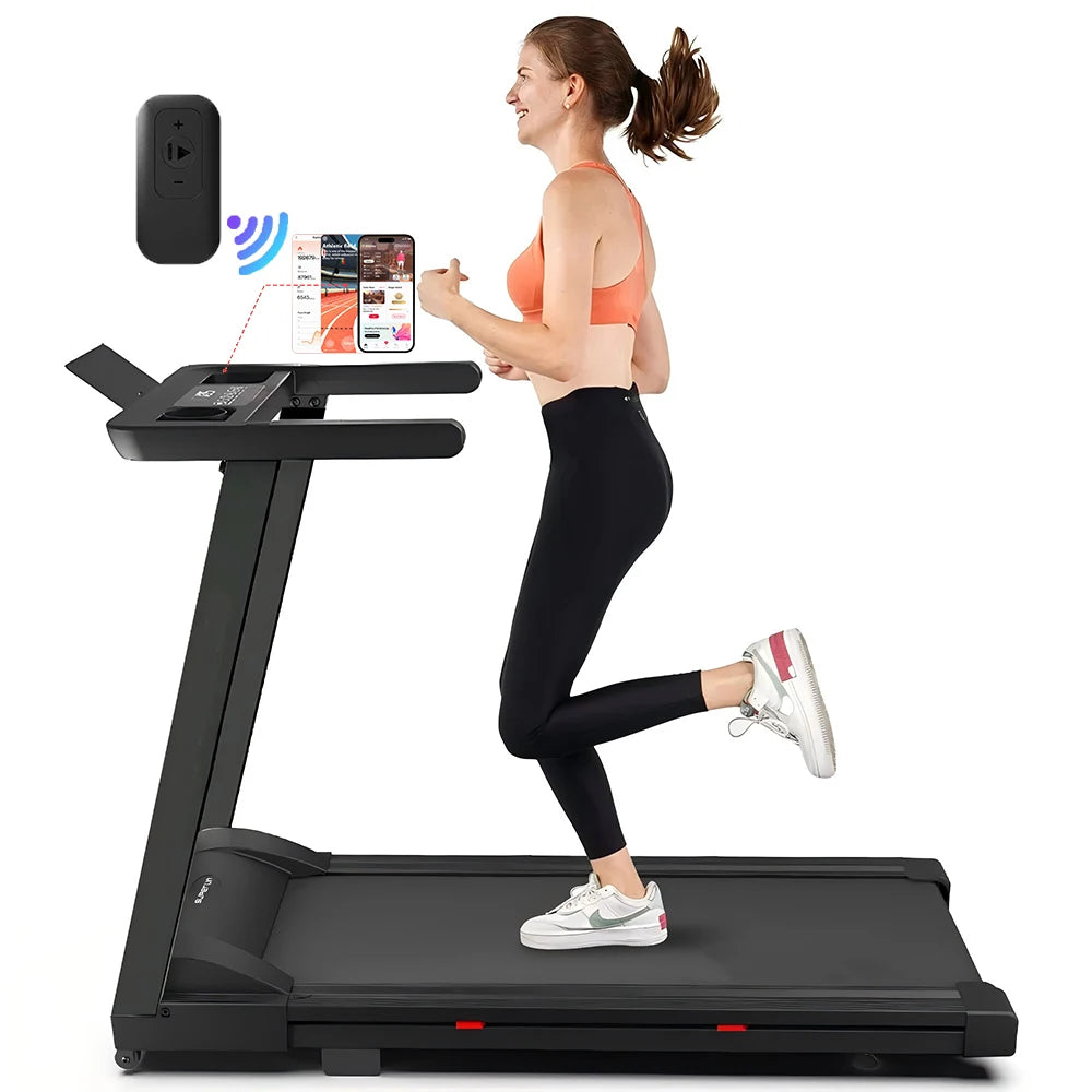3.0HP Treadmills Electric APP Online Monitoring 7.5MPH Remote Control Foldable