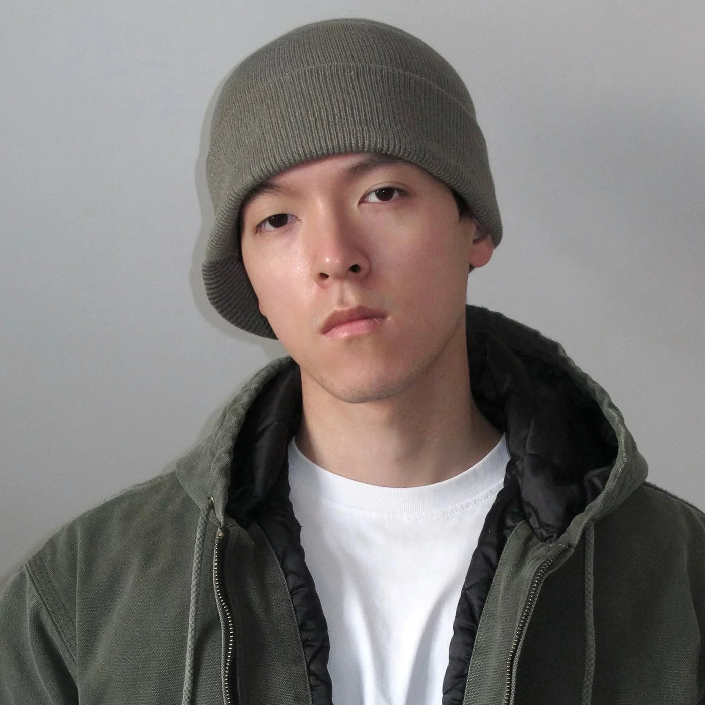 Hats Short-brimmed Woolen Army Peaked Caps Knitted Warm Hat