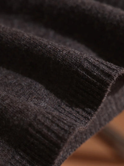 Merino Wool Pants Knitted Cashmere Shorts Trousers Above Knees