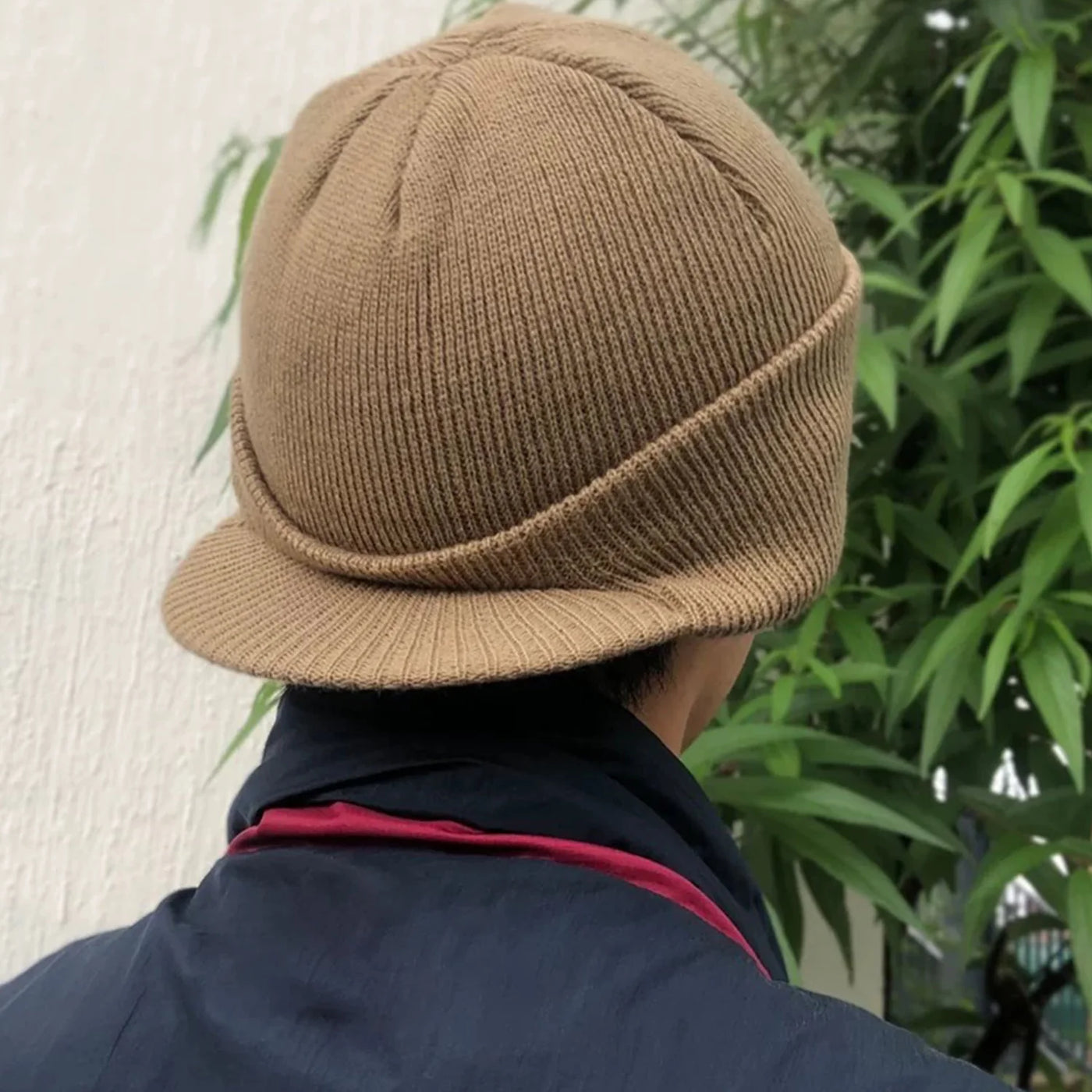 Hats Short-brimmed Woolen Army Peaked Caps Knitted Warm Hat