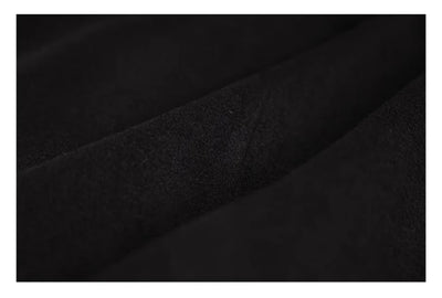 Winter Luxury Extra Long Black Warm Soft Wool & blends Coat for Women