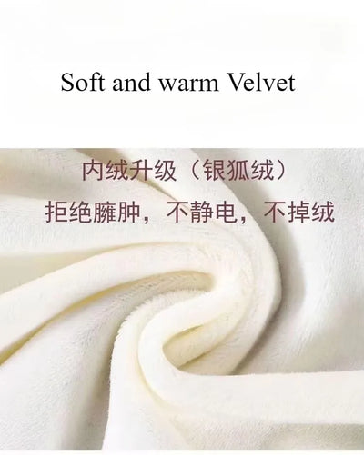 Velvet Dress Women Fashion Lace Patcwork Bow Puff Sleeve Midi Length