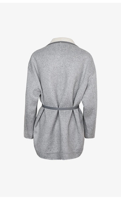 Australian Wool coats autumn and winter new luxury women's Clothing jacket hooded top