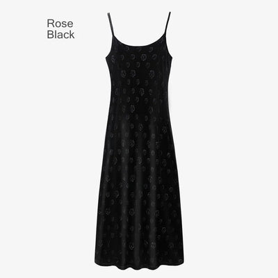 Velvet woman clothes adjustable strap dress.basic tops ,cardigan,sleeveless