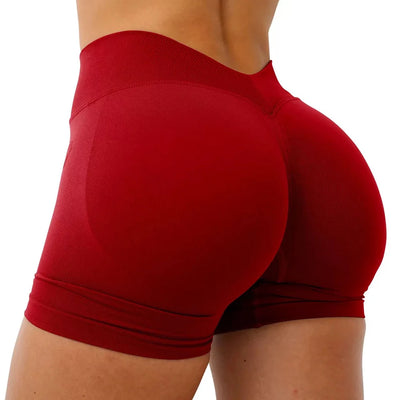 Gym Shorts Woman Seamless Yoga Shorts Fitness Training