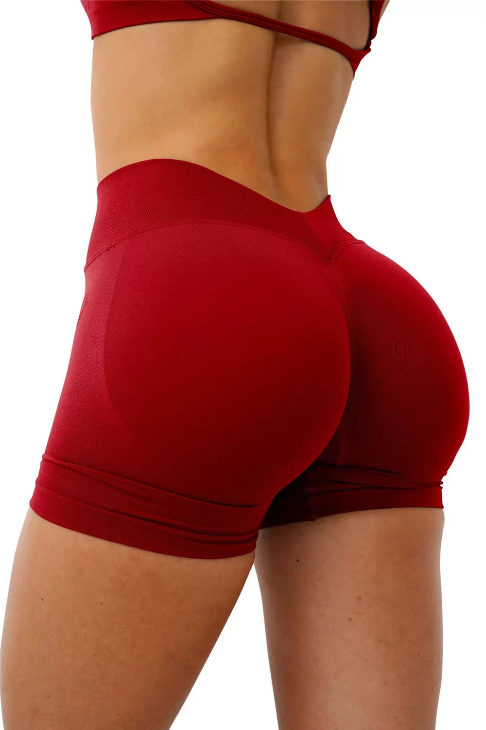 Gym Shorts Woman Seamless Yoga Shorts Fitness Training