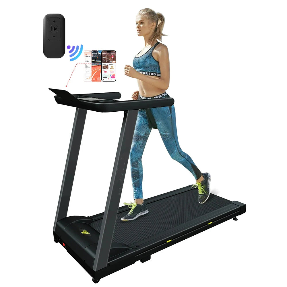 3.0HP Treadmills Electric APP Online Monitoring 7.5MPH Remote Control Foldable