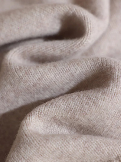 Merino Wool Pants Knitted Cashmere Shorts Trousers Above Knees