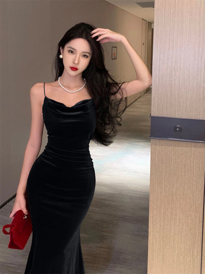 Vintage Sexy Club Prom Red Dresses for Women