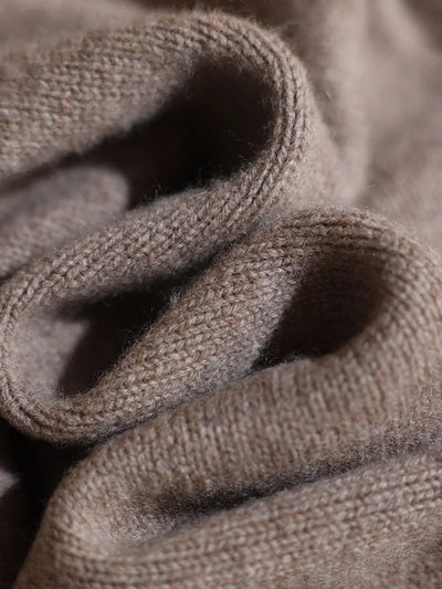 Merino Wool Pants Knitted Cashmere Shorts Trousers Above Knees