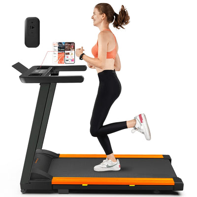 3.0HP Treadmills Electric APP Online Monitoring 7.5MPH Remote Control Foldable