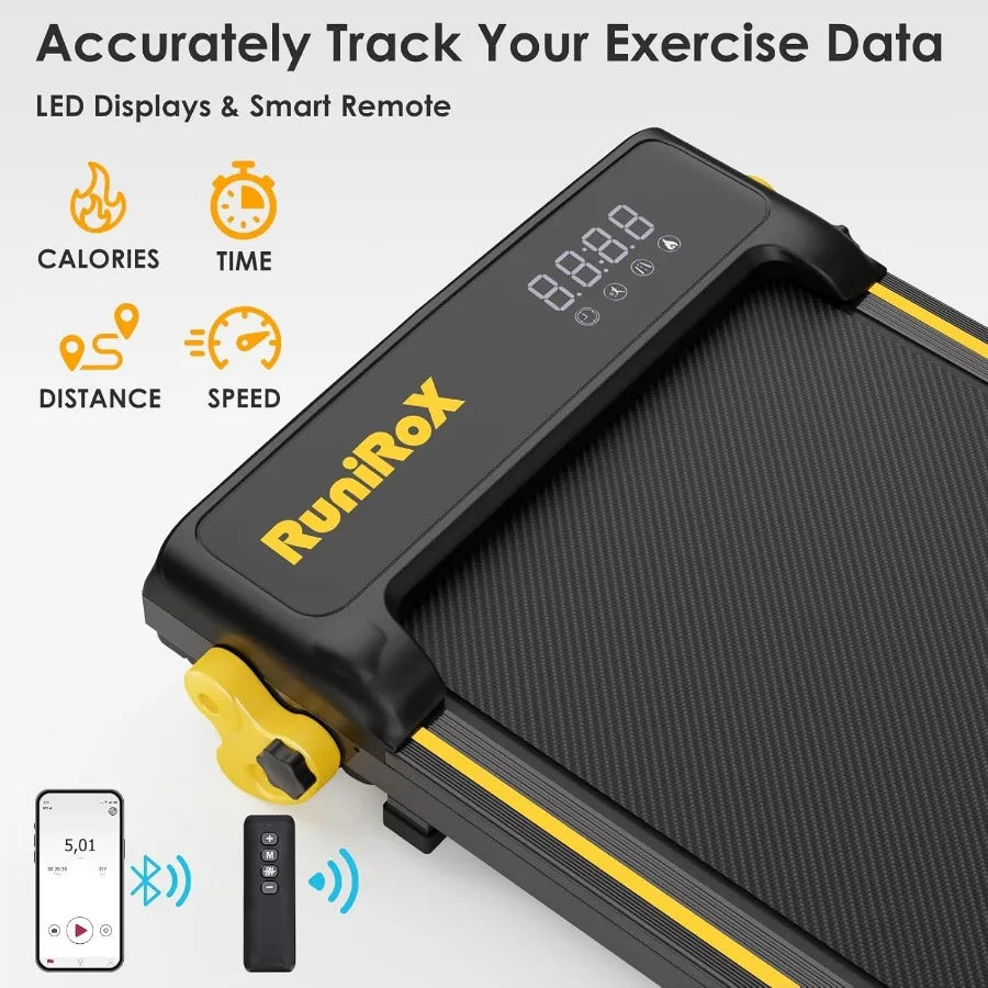 Portable Treadmill with Incline and Handle Bar