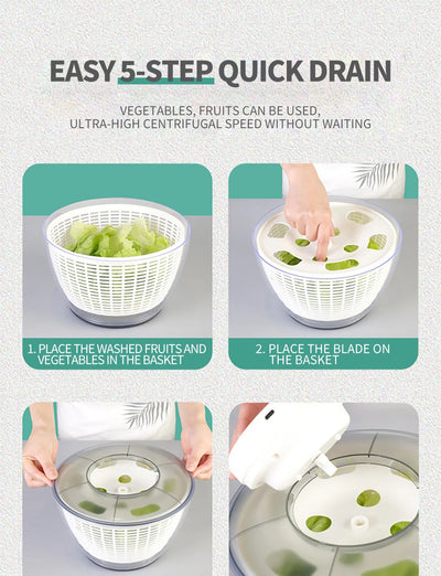 Vegetable Dehydrator Electric Quick Cleaning Fruit and Vegetable