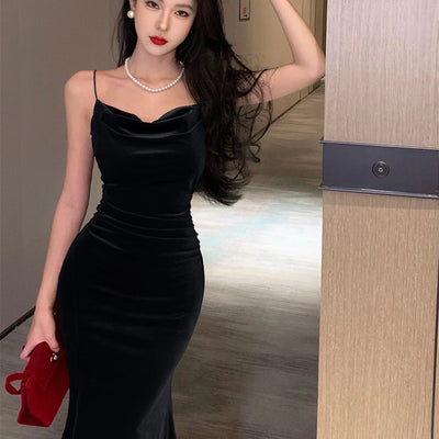 Vintage Sexy Club Prom Red Dresses for Women
