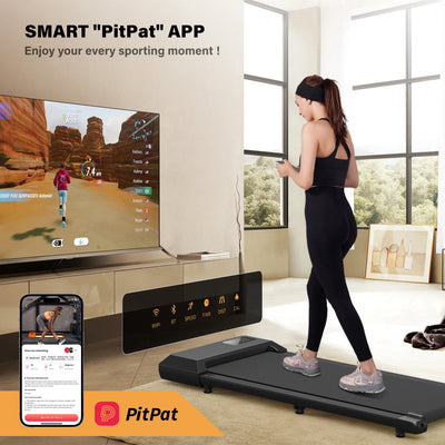 2in1 Run-Walking Pad Small Treadmill for Home&Office