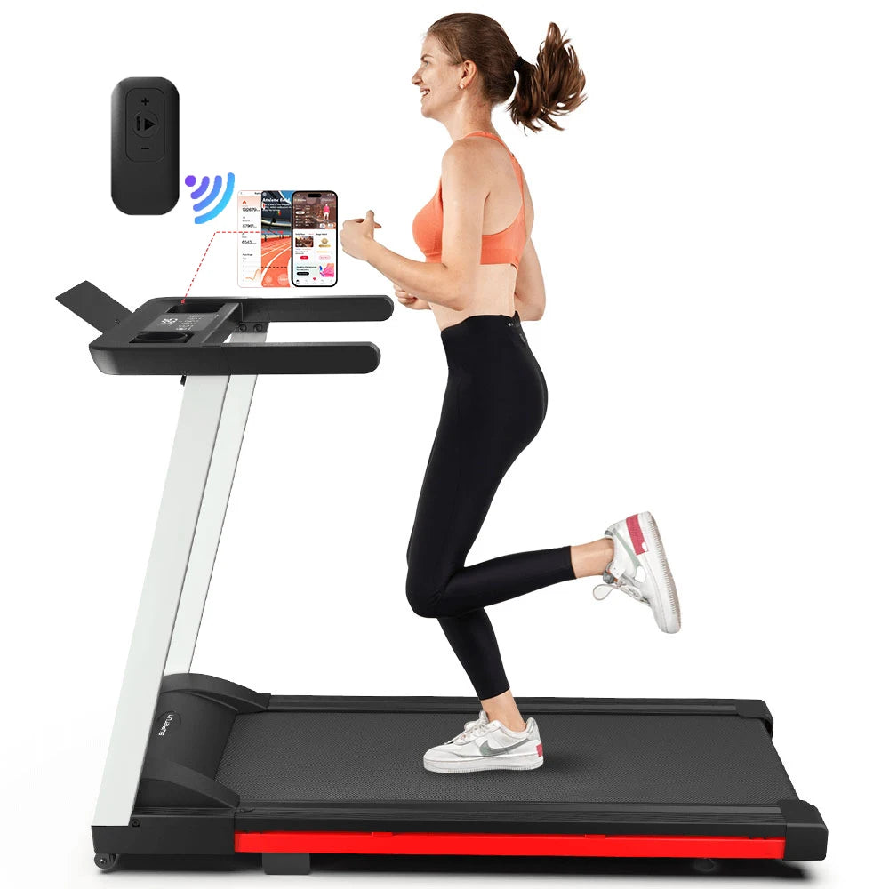 3.0HP Treadmills Electric APP Online Monitoring 7.5MPH Remote Control Foldable