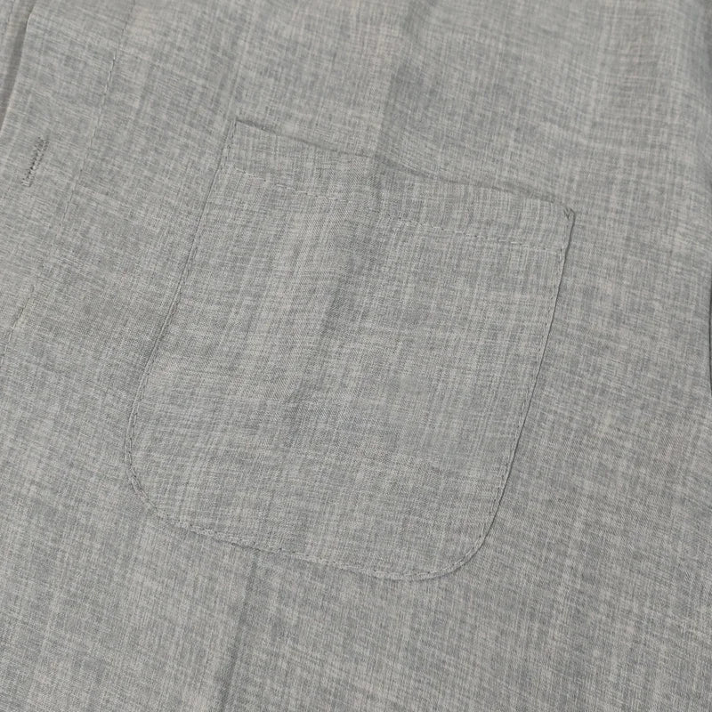 Cotton Linen Shirts for Men Casual Short Sleeved Shirts Blouses Solid Turn-Down Collar