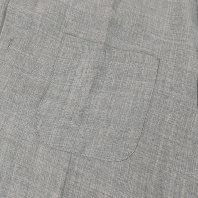 Cotton Linen Shirts for Men Casual Short Sleeved Shirts Blouses Solid Turn-Down Collar