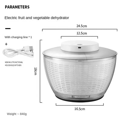 Vegetable Dehydrator Electric Quick Cleaning Fruit and Vegetable