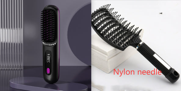 USB Charging Hair Straightening Comb
