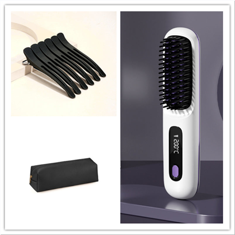USB Charging Hair Straightening Comb