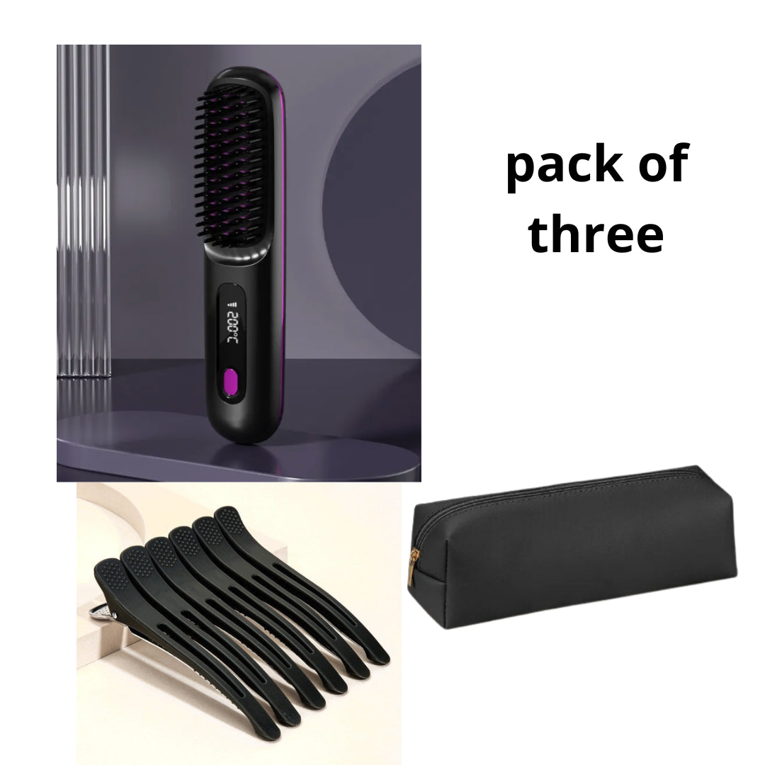 USB Charging Hair Straightening Comb